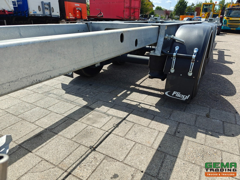 NEU: Container/ Wechselfahrgestell Auflieger Fliegl SDS01 3-Assen SAF - LiftAs - Schijfremmen - Alle Aansluitingen - Gegalvaniseerd - Kop/KontSchuiver - Ongebruikt!: das Bild 15