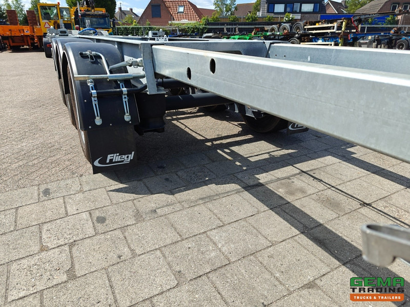 NEU: Container/ Wechselfahrgestell Auflieger Fliegl SDS01 3-Assen SAF - LiftAs - Schijfremmen - Alle Aansluitingen - Gegalvaniseerd - Kop/KontSchuiver - Ongebruikt!: das Bild 14