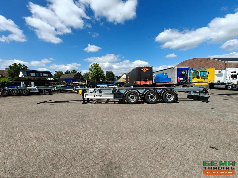 NEU: Container/ Wechselfahrgestell Auflieger Fliegl SDS01 3-Assen SAF - LiftAs - Schijfremmen - Alle Aansluitingen - Gegalvaniseerd - Kop/KontSchuiver - Ongebruikt!: das Bild 17