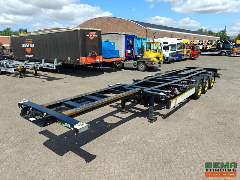 Kögel PORT 40 SIMPLEX 20 3-Assen SAF - Schijfremmen - 2x20FT/30FT/40FT - Achterschuiver - Container/ Wechselfahrgestell Auflieger: das Bild 1 Kögel PORT 40 SIMPLEX 20 3-Assen SAF - Schijfremmen - 2x20FT/30FT/40FT - Achterschuiver - Container/ Wechselfahrgestell Auflieger: das Bild 1