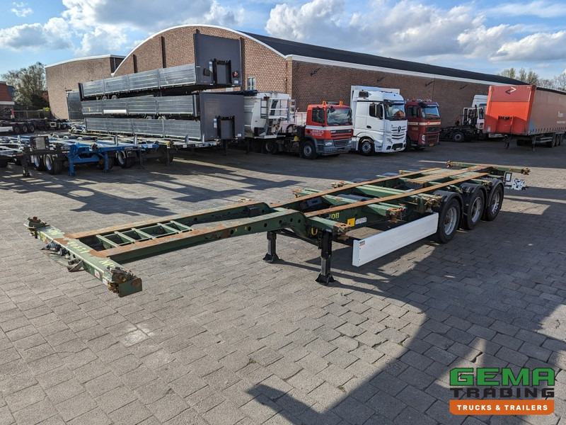 Krone SD 27 3-Assen BPW Kont Schuiver - DrumBrakes - 5280kg (O1776) - Container/ Wechselfahrgestell Auflieger: das Bild 3 Krone SD 27 3-Assen BPW Kont Schuiver - DrumBrakes - 5280kg (O1776) - Container/ Wechselfahrgestell Auflieger: das Bild 3