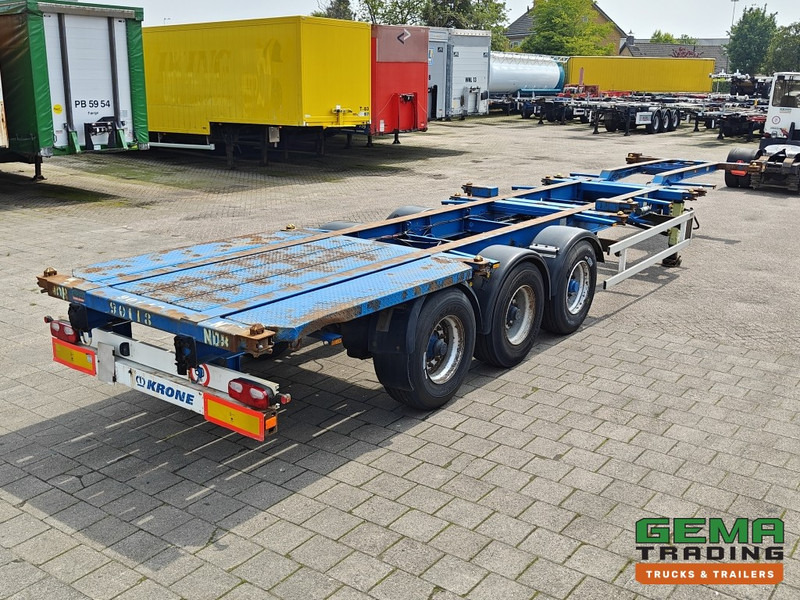 Krone SDC 27 3 assen BPW - DrumBrakes - 5340KG - 2x 20FT 1x 30FT 1x40FT - NL kenteken - Container/ Wechselfahrgestell Auflieger: das Bild 1 Krone SDC 27 3 assen BPW - DrumBrakes - 5340KG - 2x 20FT 1x 30FT 1x40FT - NL kenteken - Container/ Wechselfahrgestell Auflieger: das Bild 1