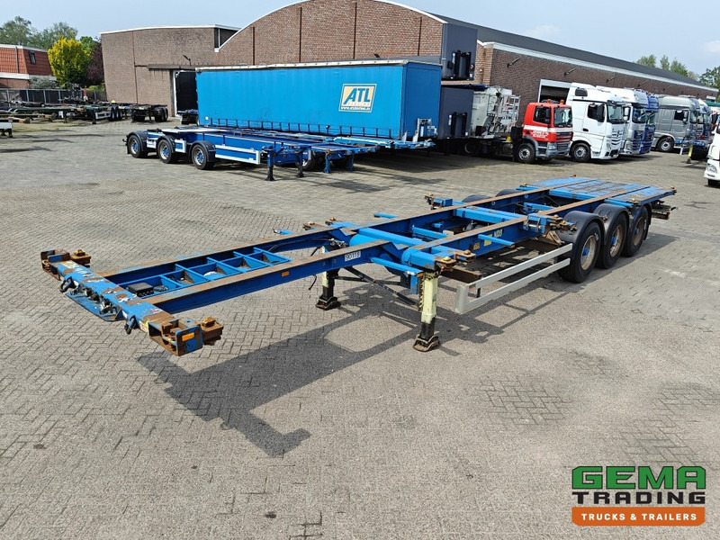 Krone SDC 27 3 assen BPW - DrumBrakes - 5340KG - 2x 20FT 1x 30FT 1x40FT - NL kenteken - Container/ Wechselfahrgestell Auflieger: das Bild 2 Krone SDC 27 3 assen BPW - DrumBrakes - 5340KG - 2x 20FT 1x 30FT 1x40FT - NL kenteken - Container/ Wechselfahrgestell Auflieger: das Bild 2
