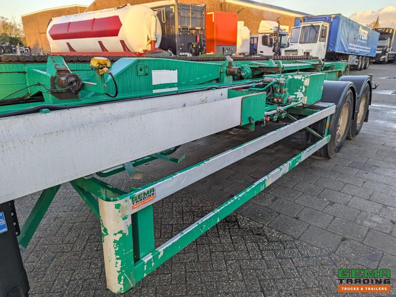 Container/ Wechselfahrgestell Auflieger LAG O-2-33 EZCL 2-Assen BPW - Trommelremmen - Translift TL-26.65 KettingSysteem 9.6m: das Bild 14