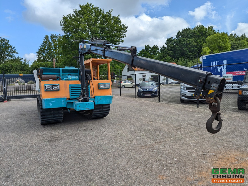 Morooka MST-1100 Rupsdumper / Werktuigdrager - Platte kiepbak + Hiab 026 T3 Kraan - Komatsu 6Cil - Muldenkipper/ Dumper: das Bild 4 Morooka MST-1100 Rupsdumper / Werktuigdrager - Platte kiepbak + Hiab 026 T3 Kraan - Komatsu 6Cil - Muldenkipper/ Dumper: das Bild 4