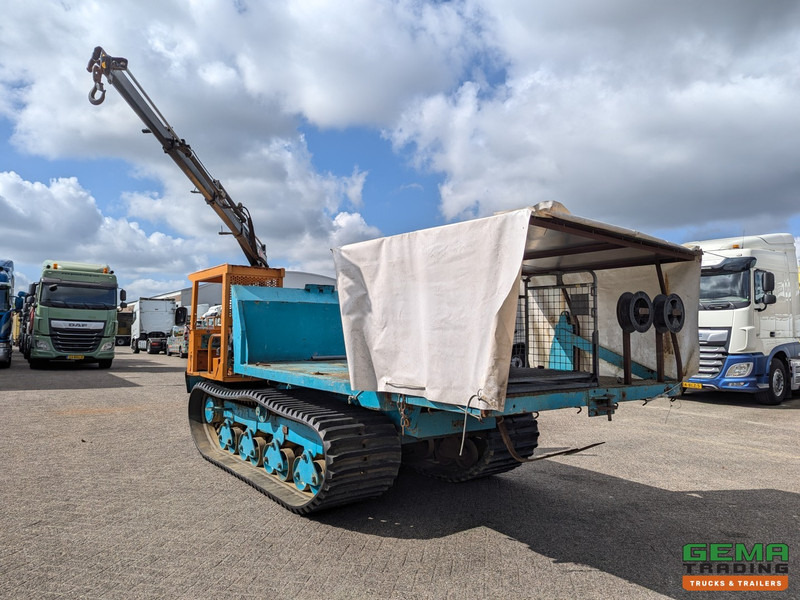 Morooka MST-1100 Rupsdumper / Werktuigdrager - Platte kiepbak + Hiab 026 T3 Kraan - Komatsu 6Cil - Muldenkipper/ Dumper: das Bild 2 Morooka MST-1100 Rupsdumper / Werktuigdrager - Platte kiepbak + Hiab 026 T3 Kraan - Komatsu 6Cil - Muldenkipper/ Dumper: das Bild 2