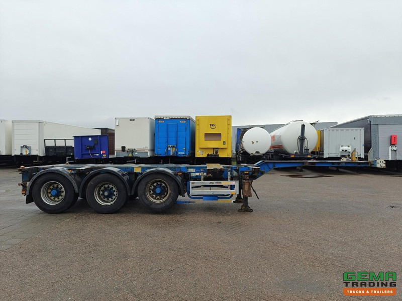 Container/ Wechselfahrgestell Auflieger Pacton T3-010 3-Assen BPW - MULTI - Trommelremmen - LiftAs - 3x Uitschuifbaar - 11/2026 APK: das Bild 16