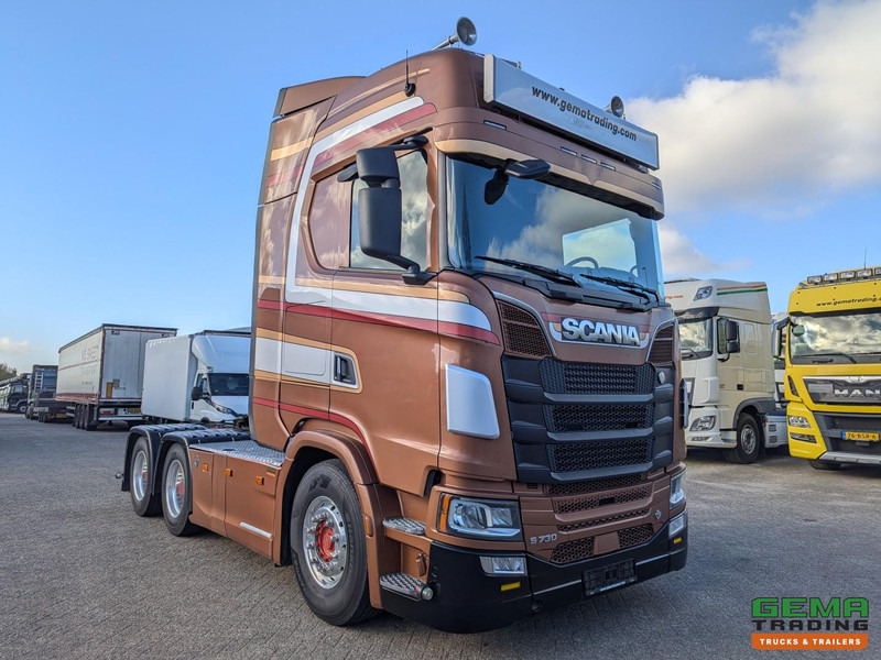Scania S730 6x4 Topline Euro6 - V8 - Retarder - Costum Interior - Vollucht - Alcoa's - Sattelzugmaschine: das Bild 2 Scania S730 6x4 Topline Euro6 - V8 - Retarder - Costum Interior - Vollucht - Alcoa's - Sattelzugmaschine: das Bild 2
