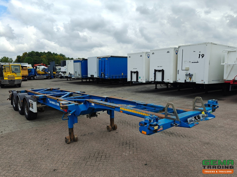Container/ Wechselfahrgestell Auflieger Van Hool 3B0079 3-Assen SAF - Schijfremmen - Alle aansluitingen / Universeel chassis - 10 Stuks op Voorraad: das Bild 6