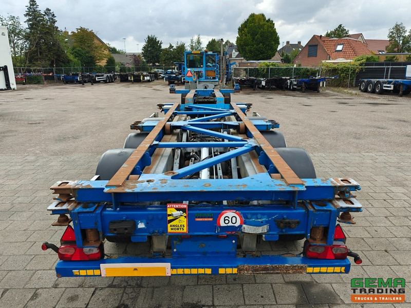 Container/ Wechselfahrgestell Auflieger Van Hool 3B0079 3-Assen SAF - Schijfremmen - Alle aansluitingen / Universeel chassis - 10 Stuks op Voorraad: das Bild 9