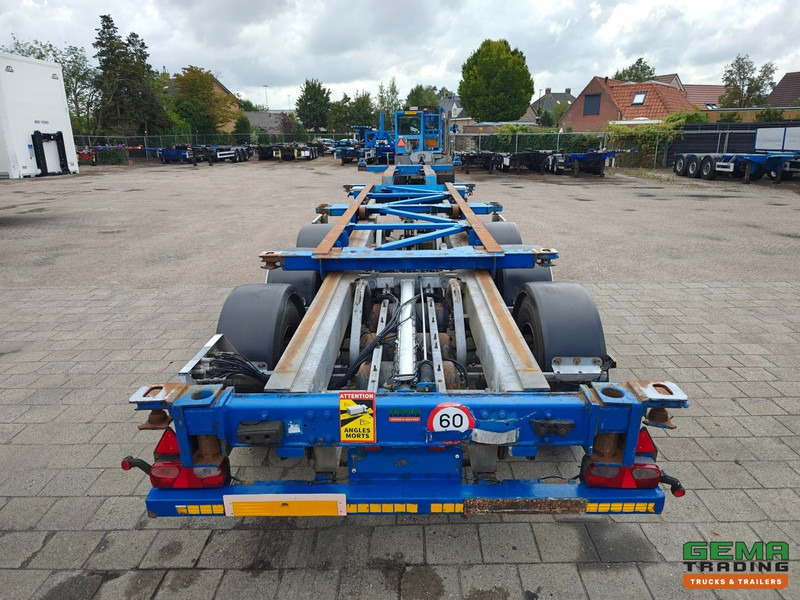 Container/ Wechselfahrgestell Auflieger Van Hool 3B0079 3-Assen SAF - Schijfremmen - Alle aansluitingen / Universeel chassis - 10 Stuks op Voorraad: das Bild 8