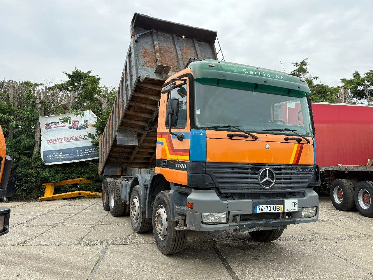 Mercedes-Benz Actros 4140 V6 8X4 Tipper Spring/Spring Manual G - Kipper: das Bild 1 Mercedes-Benz Actros 4140 V6 8X4 Tipper Spring/Spring Manual G - Kipper: das Bild 1