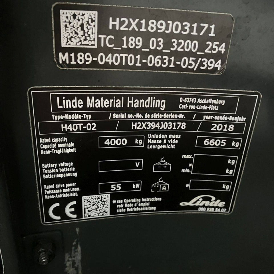 Linde H40T (394-02) Beverage - Treibgasstapler: das Bild 4 Linde H40T (394-02) Beverage - Treibgasstapler: das Bild 4