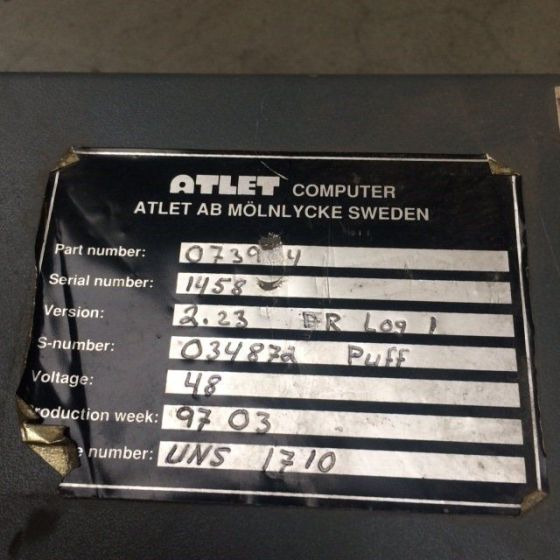 Motor controller for Atlet UNS - Steuergerät für Flurförderzeug: das Bild 1 Motor controller for Atlet UNS - Steuergerät für Flurförderzeug: das Bild 1