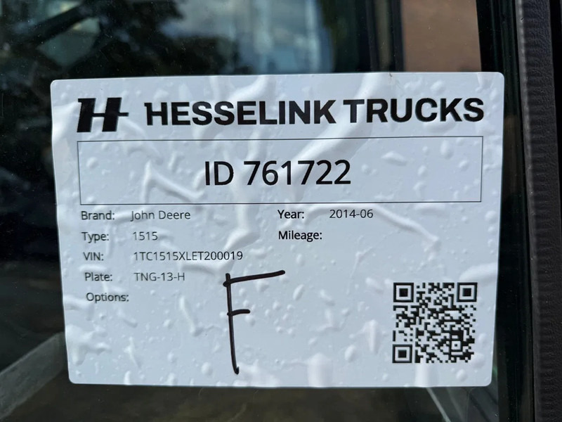 John Deere 1515 Series 2 decks cyclo maaier Airco 4X4 - Leasing John Deere 1515 Series 2 decks cyclo maaier Airco 4X4: das Bild 19