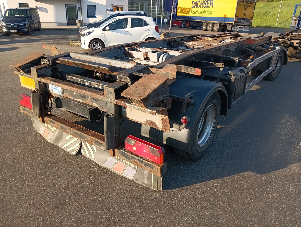 Abrollanhänger/ Absetzanhänger Meiller MEILLER HKM G18 SZL  SCHLITTEN BPW Trommel 3,38t: das Bild 9