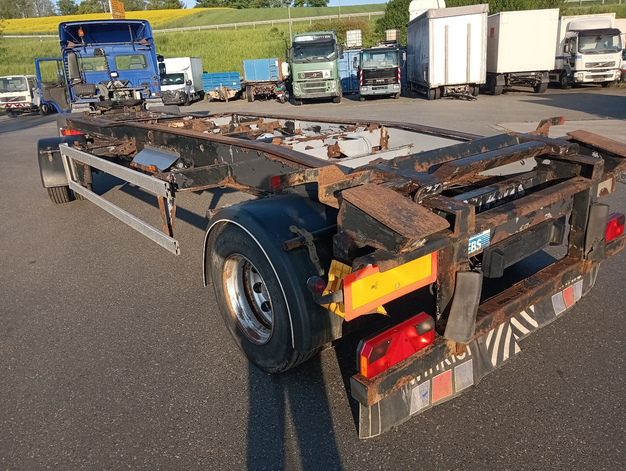Abrollanhänger/ Absetzanhänger Meiller MEILLER HKM G18 SZL  SCHLITTEN BPW Trommel 3,38t: das Bild 17