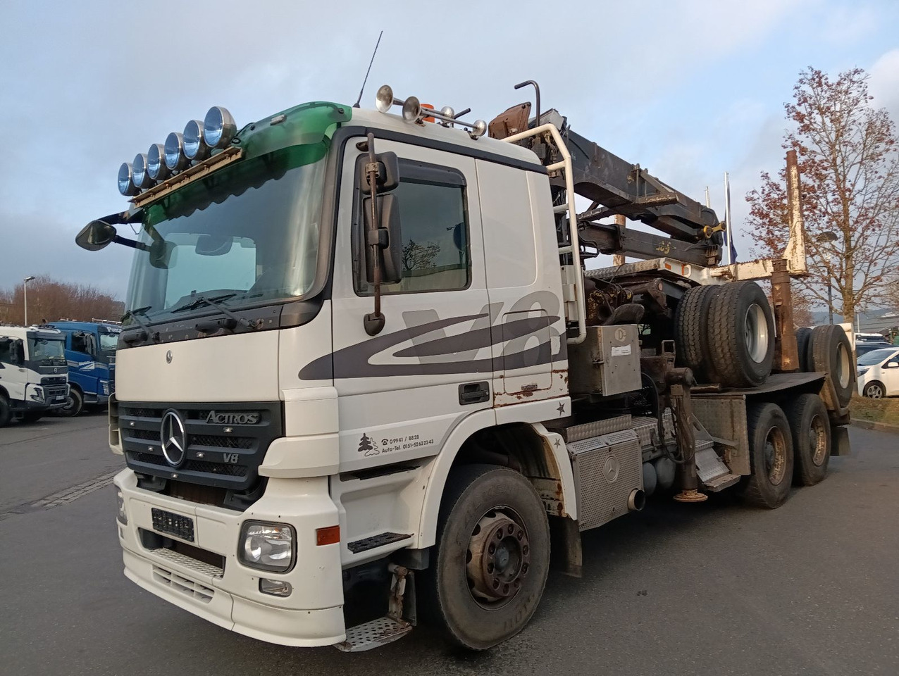 Mercedes-Benz V8 3355 6x4 Blatt/Blatt ATM/ATG GLOGGER EPSILON Mercedes-Benz V8 3355 6x4 Blatt/Blatt ATM/ATG GLOGGER EPSILON - Holztransporter, Autokran: das Bild 2 Mercedes-Benz V8 3355 6x4 Blatt/Blatt ATM/ATG GLOGGER EPSILON Mercedes-Benz V8 3355 6x4 Blatt/Blatt ATM/ATG GLOGGER EPSILON - Holztransporter, Autokran: das Bild 2