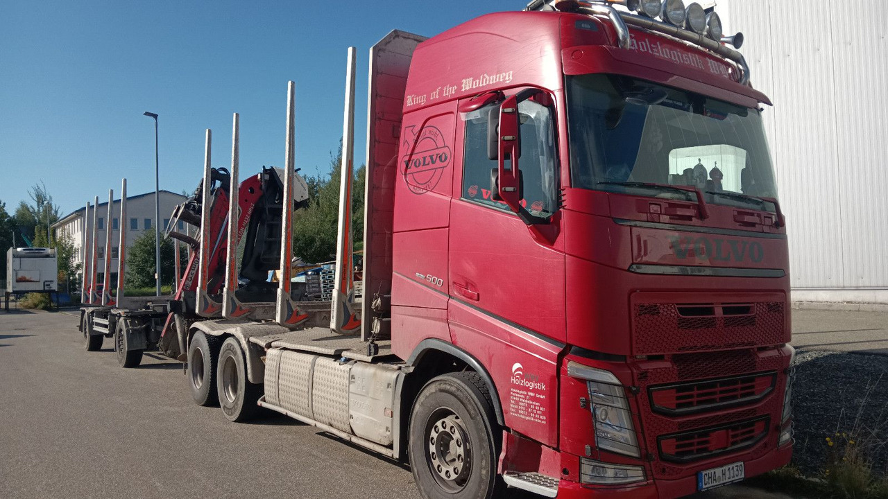 Volvo FH500 6x4R Globe RETARDER EPSILON M13Z FullOptio - Holztransporter, Autokran: das Bild 1 Volvo FH500 6x4R Globe RETARDER EPSILON M13Z FullOptio - Holztransporter, Autokran: das Bild 1