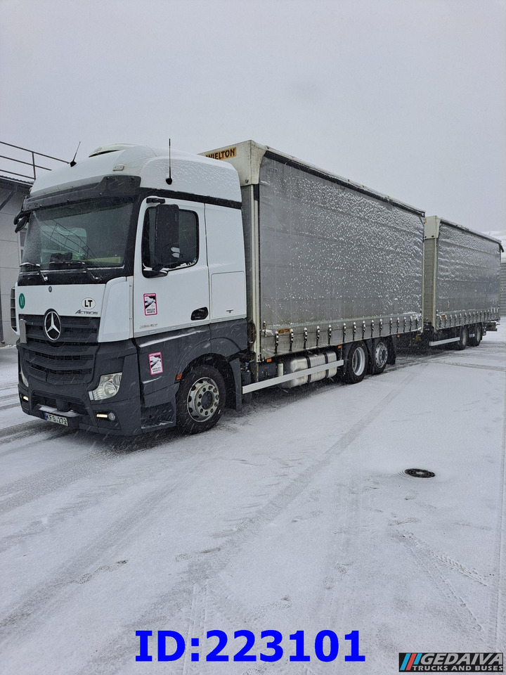 MERCEDES-BENZ Actros 2542 6x2 Euro6 + trailer - Plane LKW: das Bild 1 MERCEDES-BENZ Actros 2542 6x2 Euro6 + trailer - Plane LKW: das Bild 1
