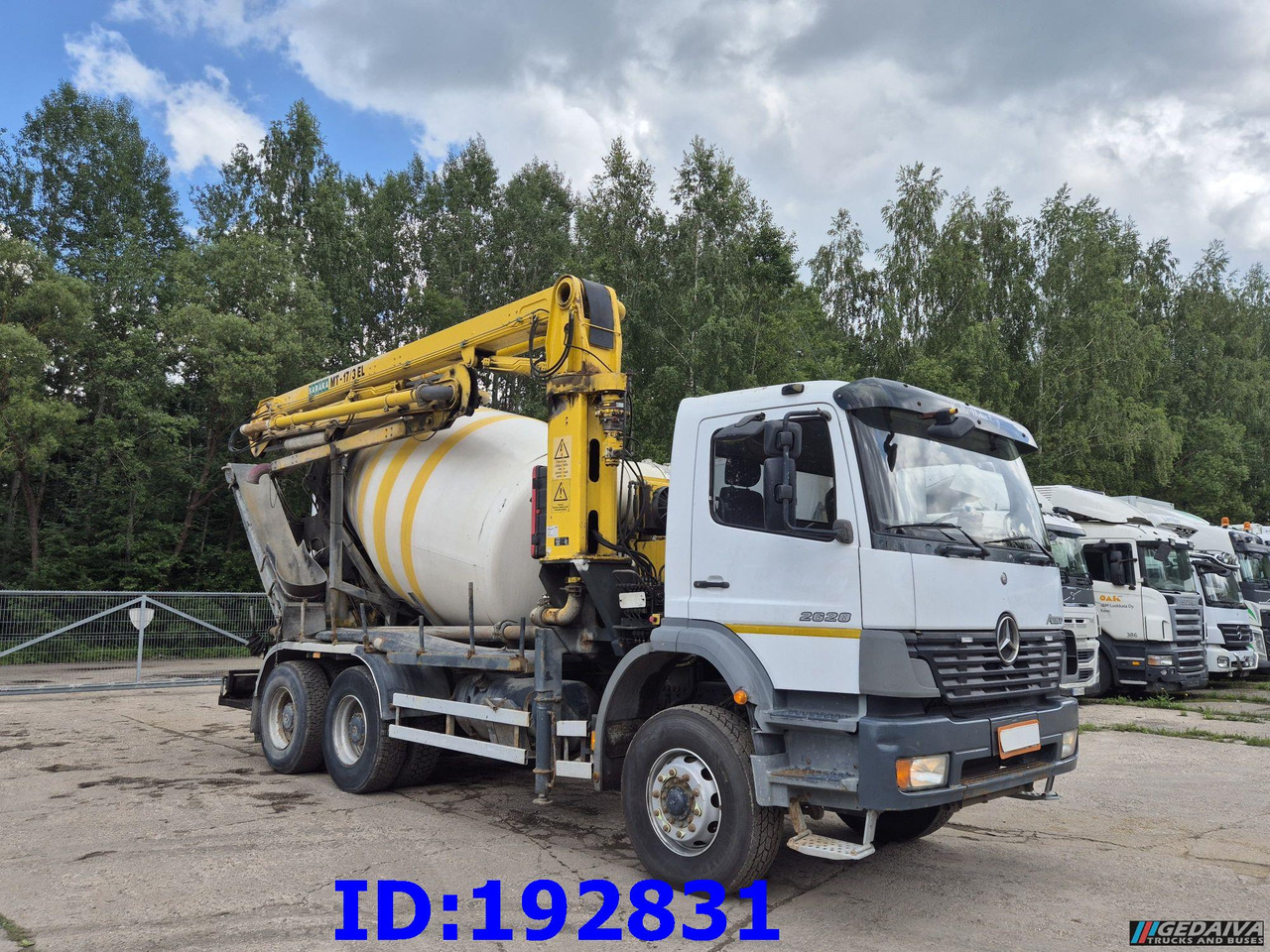 MERCEDES-BENZ Atego 2628 6x4 Schwing 17m 9m3 - Betonpumpe: das Bild 5 MERCEDES-BENZ Atego 2628 6x4 Schwing 17m 9m3 - Betonpumpe: das Bild 5