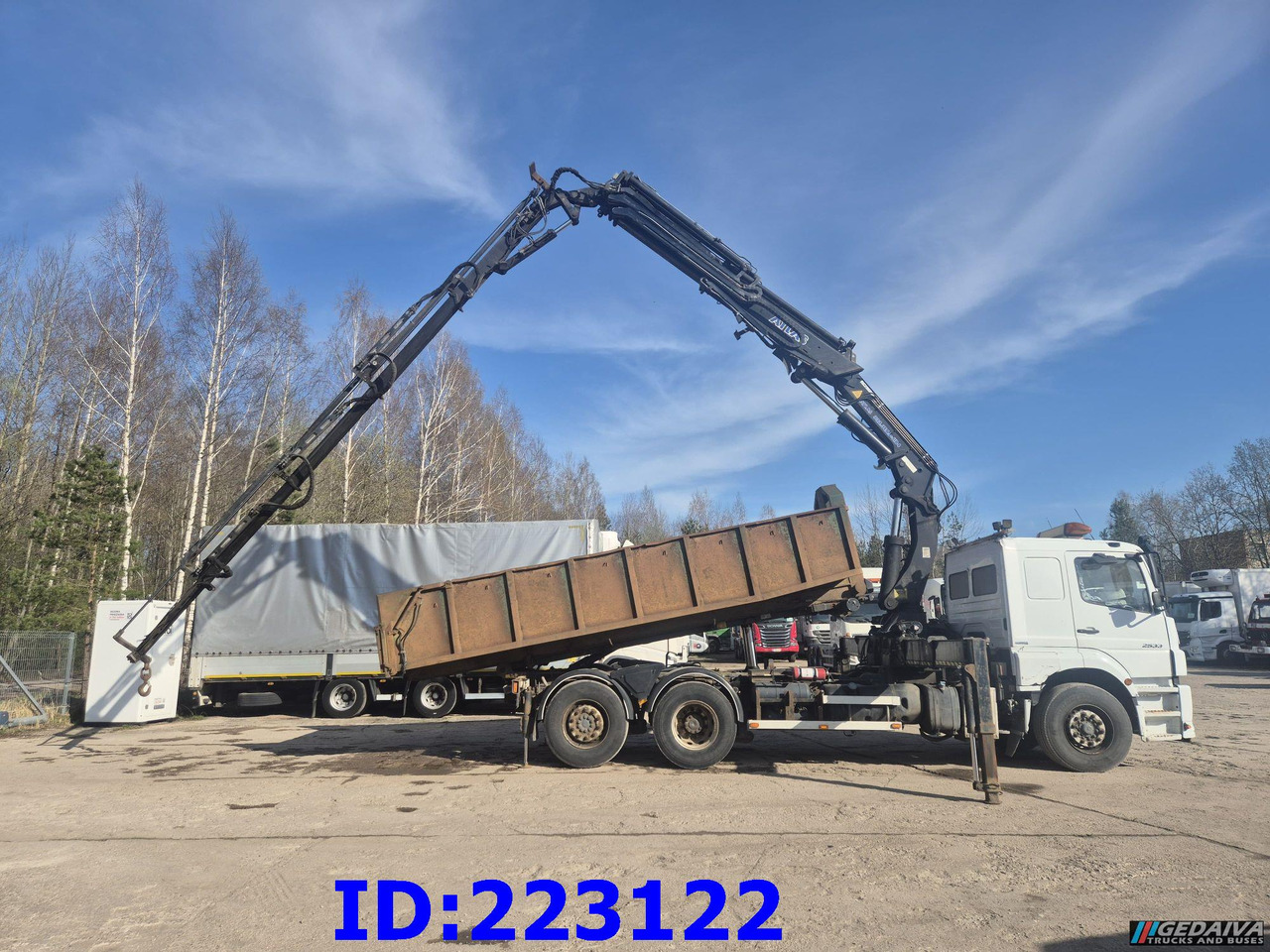 MERCEDES-BENZ Axor 2533 6x2 + Atlas 332.3E Crane - Kipper: das Bild 5 MERCEDES-BENZ Axor 2533 6x2 + Atlas 332.3E Crane - Kipper: das Bild 5