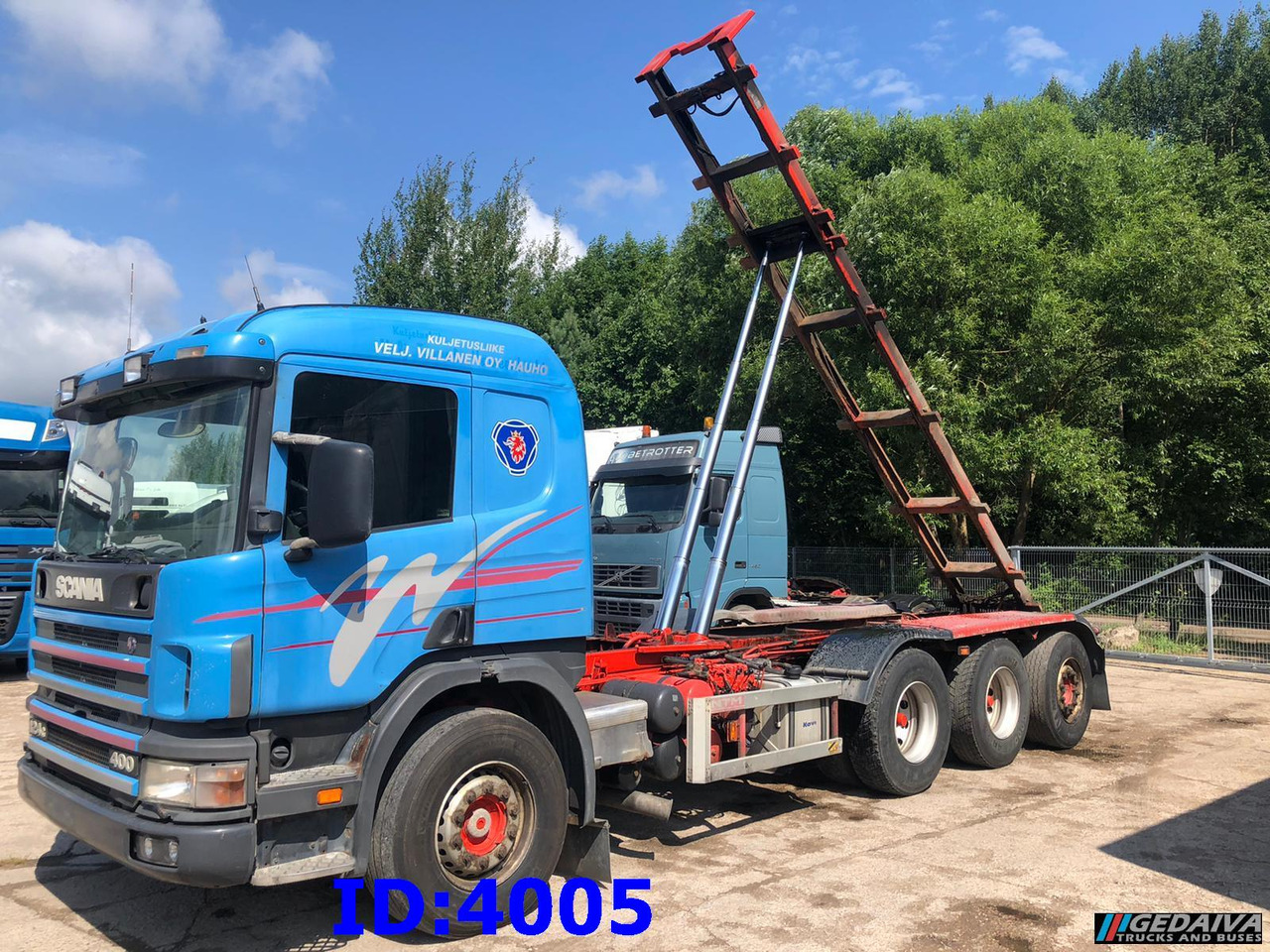 SCANIA 124 400 8x4 - Seil Abrollkipper: das Bild 1 SCANIA 124 400 8x4 - Seil Abrollkipper: das Bild 1