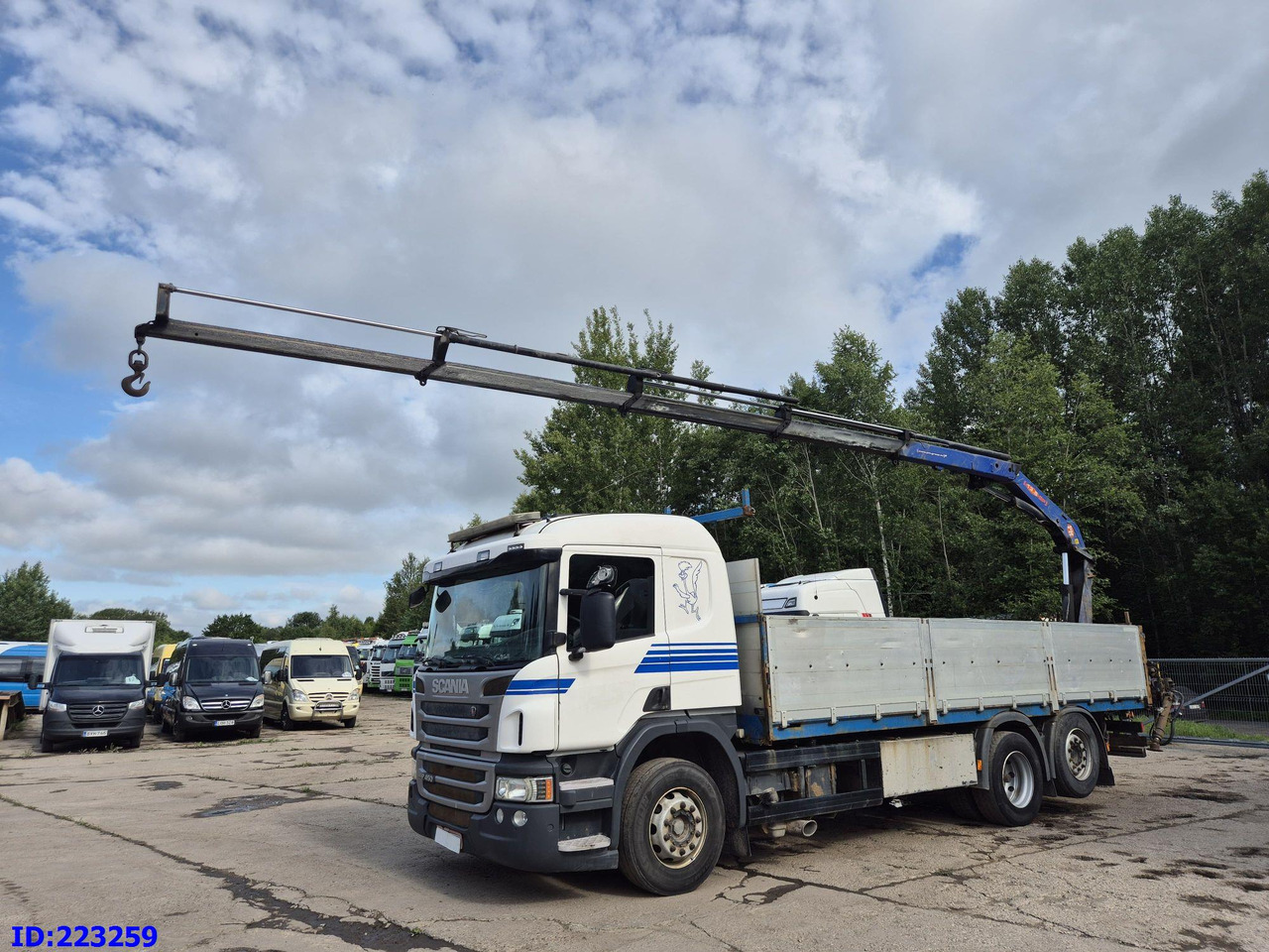 SCANIA P450 6x2 Steering axle Euro6 + PM 13.5SP - Pritsche LKW: das Bild 1 SCANIA P450 6x2 Steering axle Euro6 + PM 13.5SP - Pritsche LKW: das Bild 1