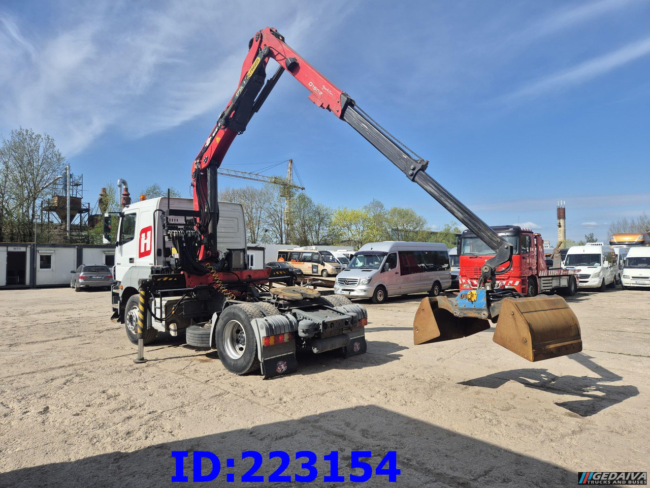Sattelzugmaschine MERCEDES-BENZ Axor 1840 +  Crane Epsilon Palfinger PZR601GA: das Bild 7