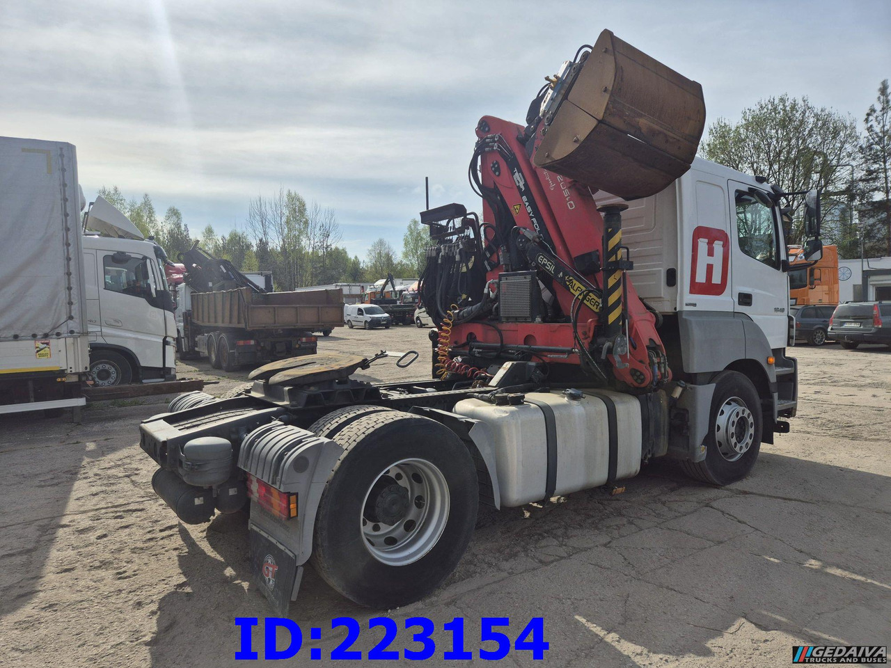 MERCEDES-BENZ Axor 1840 + Crane Epsilon Palfinger PZR601GA - Sattelzugmaschine: das Bild 5 MERCEDES-BENZ Axor 1840 + Crane Epsilon Palfinger PZR601GA - Sattelzugmaschine: das Bild 5