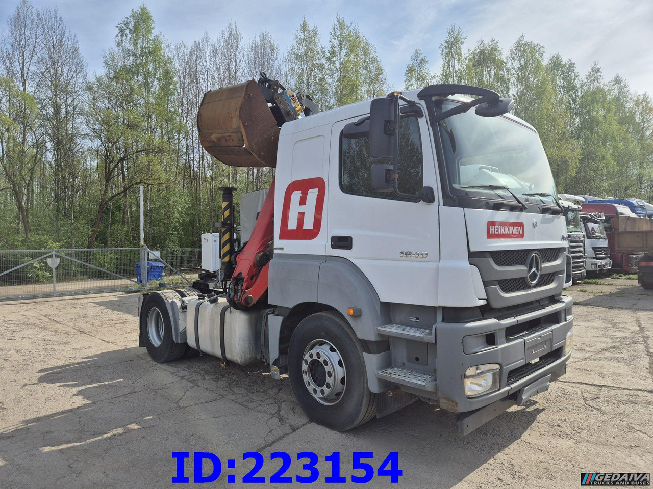 MERCEDES-BENZ Axor 1840 + Crane Epsilon Palfinger PZR601GA - Sattelzugmaschine: das Bild 4 MERCEDES-BENZ Axor 1840 + Crane Epsilon Palfinger PZR601GA - Sattelzugmaschine: das Bild 4