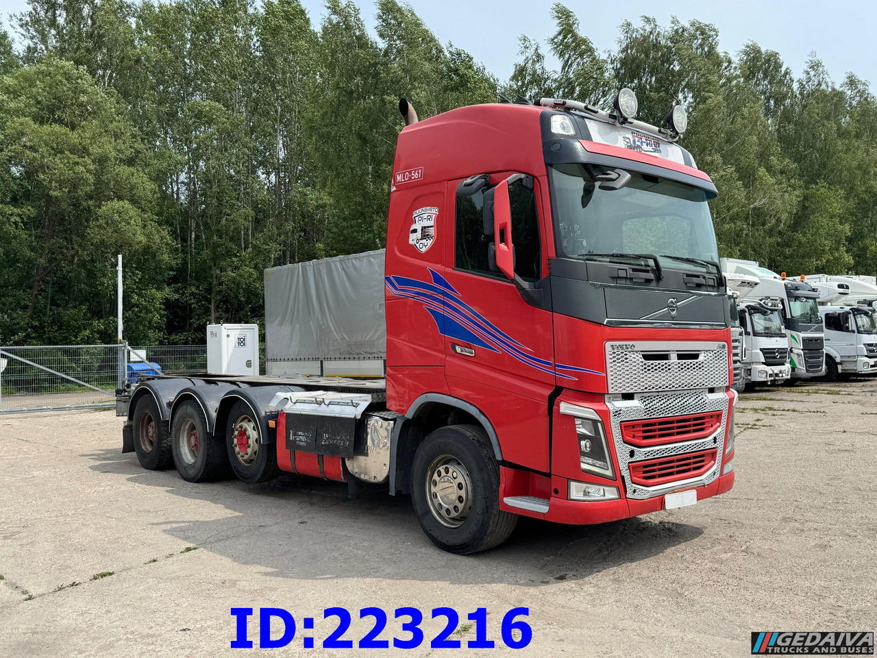 VOLVO FH16 700HP 8X4 Big axle - Fahrgestell LKW: das Bild 4 VOLVO FH16 700HP 8X4 Big axle - Fahrgestell LKW: das Bild 4