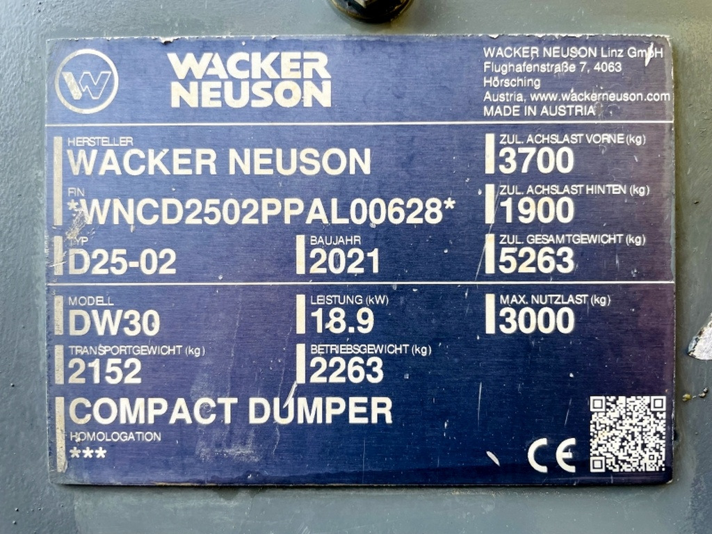 Neuson DW30 (3940) - Mini-Kipper: das Bild 3 Neuson DW30 (3940) - Mini-Kipper: das Bild 3
