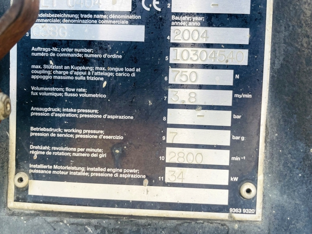 Vergleich C38G (3960) - Luftkompressor: das Bild 4 Vergleich C38G (3960) - Luftkompressor: das Bild 4