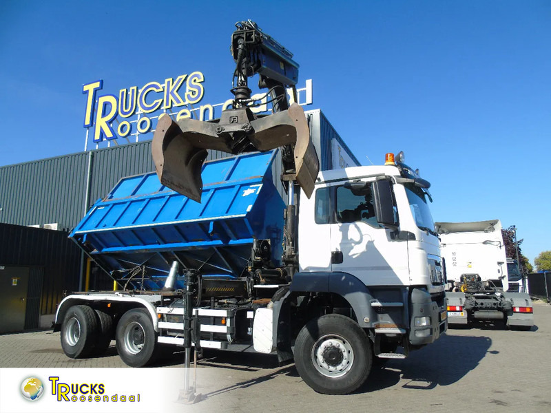 MAN TGS 26.400 + 6x6 + HIAB 166 E3 HIPRO + 3SIDE TIPPER - Autokran: das Bild 1 MAN TGS 26.400 + 6x6 + HIAB 166 E3 HIPRO + 3SIDE TIPPER - Autokran: das Bild 1