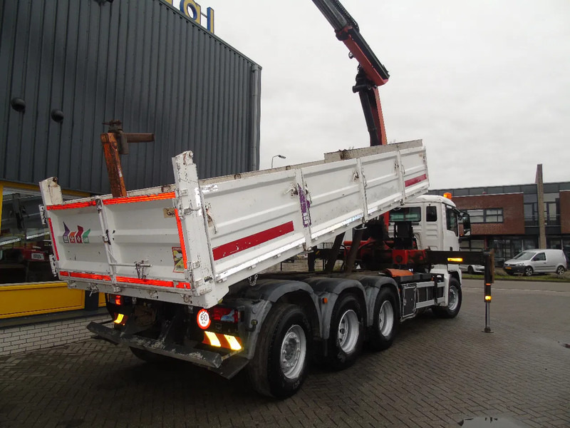 MAN TGS 35.440 + PALFINGER PK23.001eh + 8x4 + tridem steering + euro 5 + REMOTE - Kipper, Autokran: das Bild 4 MAN TGS 35.440 + PALFINGER PK23.001eh + 8x4 + tridem steering + euro 5 + REMOTE - Kipper, Autokran: das Bild 4