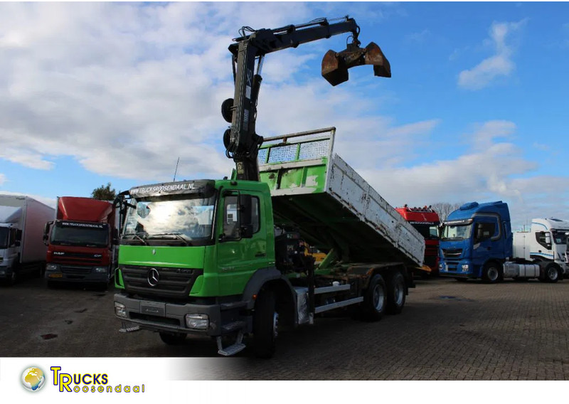 Mercedes-Benz Axor 2633 + TIPPER + HIAB 144 + REMOTE + MANUAL - Autokran: das Bild 1 Mercedes-Benz Axor 2633 + TIPPER + HIAB 144 + REMOTE + MANUAL - Autokran: das Bild 1
