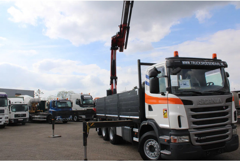 Scania G 480 + PALFINGER 500002EH 6x / JIB 3x + 8x4 STEERING + REMOTE - Autokran: das Bild 4 Scania G 480 + PALFINGER 500002EH 6x / JIB 3x + 8x4 STEERING + REMOTE - Autokran: das Bild 4