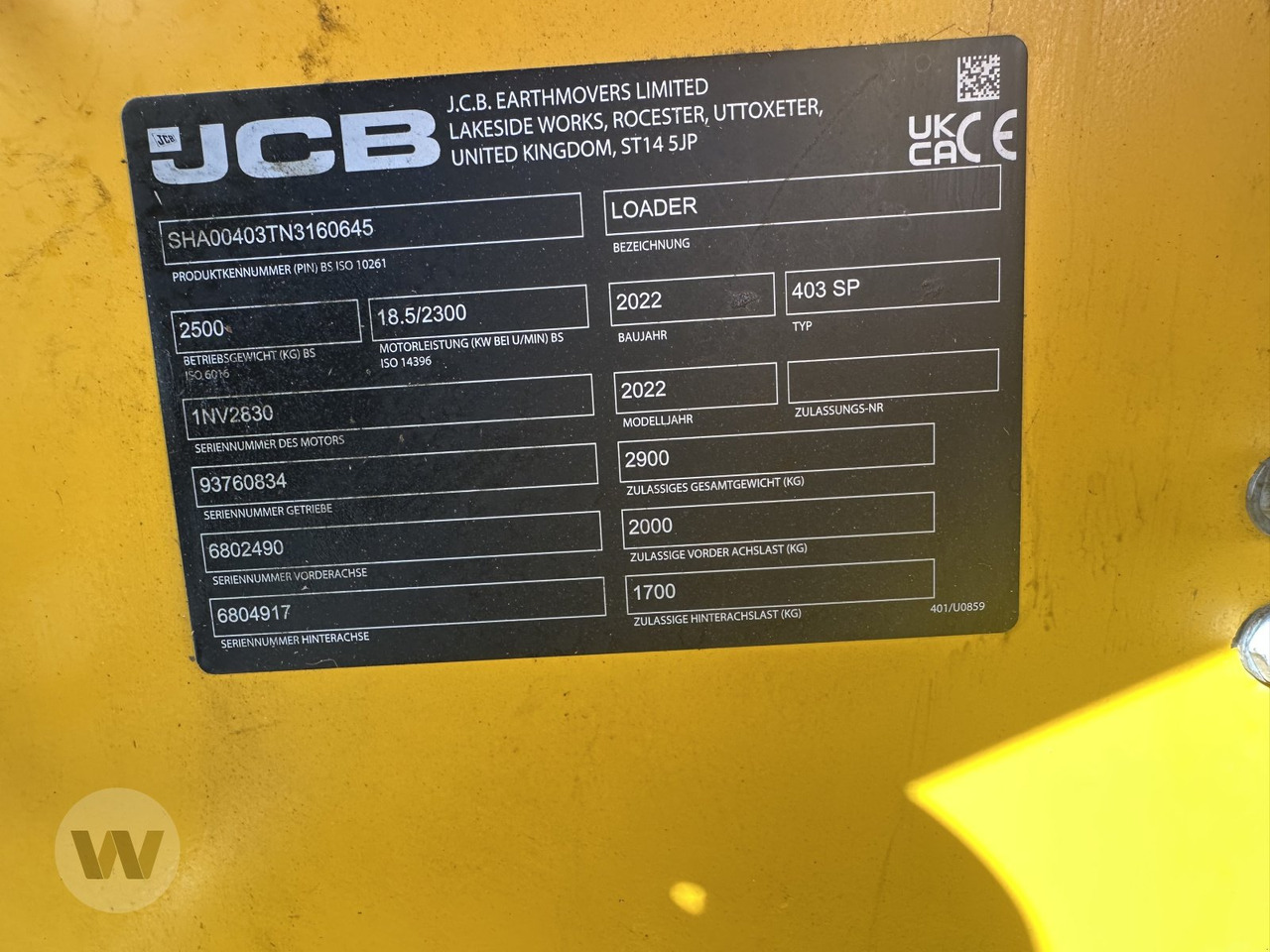 JCB 403 AGRI - Hoflader: das Bild 3 JCB 403 AGRI - Hoflader: das Bild 3