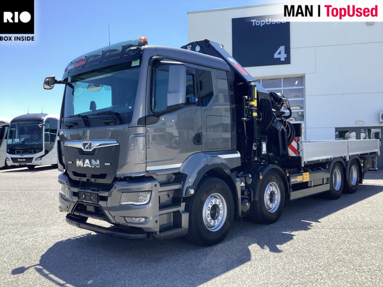 MAN TGS 35.510 8x4 BL CH HIAB X-HiPro 858 E 8 - Pritsche LKW, Autokran: das Bild 1 MAN TGS 35.510 8x4 BL CH HIAB X-HiPro 858 E 8 - Pritsche LKW, Autokran: das Bild 1