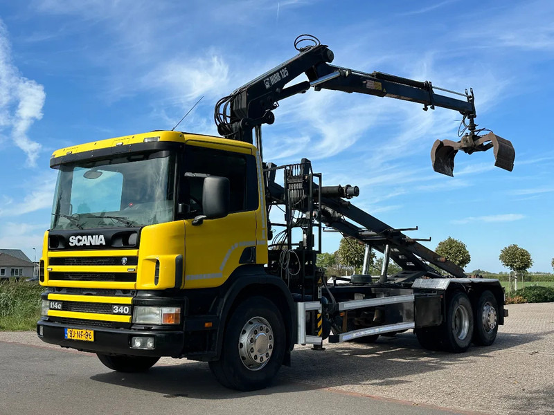 Scania R114-340 6x2 !!KRAAN/CONTAINER/KABEL!!MANUELL!! - Seil Abrollkipper, Autokran: das Bild 5 Scania R114-340 6x2 !!KRAAN/CONTAINER/KABEL!!MANUELL!! - Seil Abrollkipper, Autokran: das Bild 5