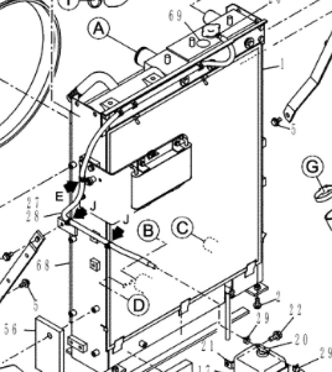 Case KNH11000 - 51657274 - Kühlsystem für Baumaschine: das Bild 1 Case KNH11000 - 51657274 - Kühlsystem für Baumaschine: das Bild 1