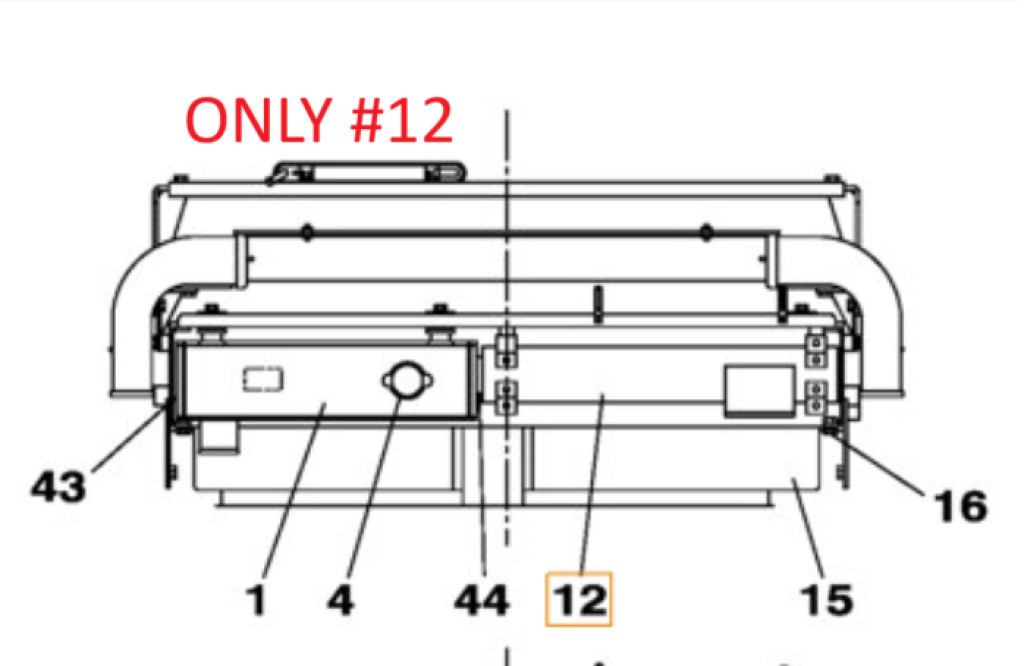 Case LN002110 - LN001580 - Interkühler für Baumaschine: das Bild 1 Case LN002110 - LN001580 - Interkühler für Baumaschine: das Bild 1