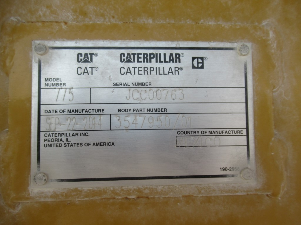 Caterpillar 3547910 - Kippaufbau: das Bild 1 Caterpillar 3547910 - Kippaufbau: das Bild 1