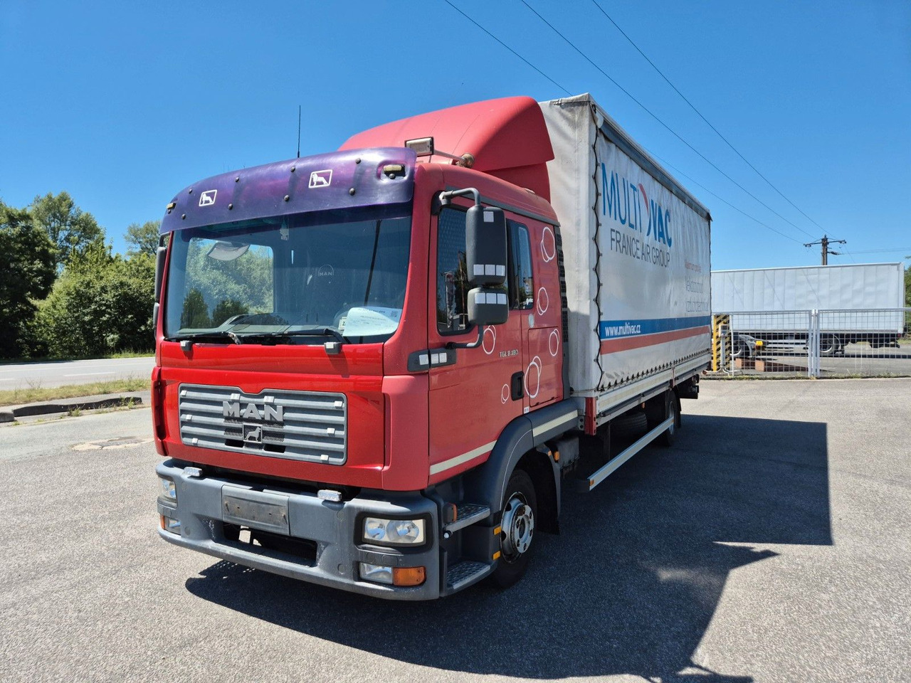 MAN TGL 8.180 - Planen Transporter: das Bild 1 MAN TGL 8.180 - Planen Transporter: das Bild 1
