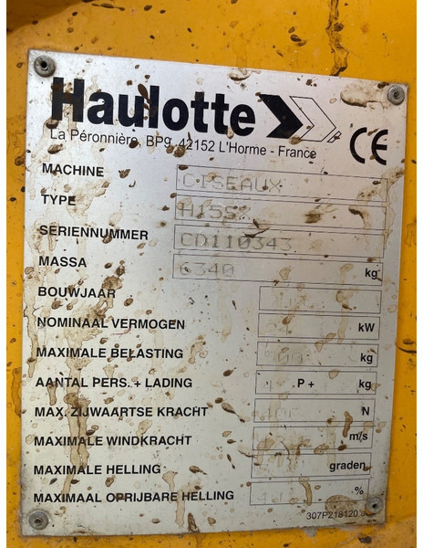 Haulotte H 15 SX - Scherenbühne: das Bild 3 Haulotte H 15 SX - Scherenbühne: das Bild 3