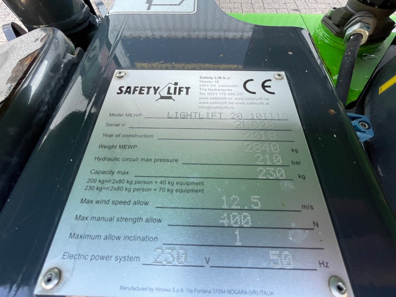 Hinowa Lightlift 20.10 IIIS - Gelenkarmbühne: das Bild 3 Hinowa Lightlift 20.10 IIIS - Gelenkarmbühne: das Bild 3