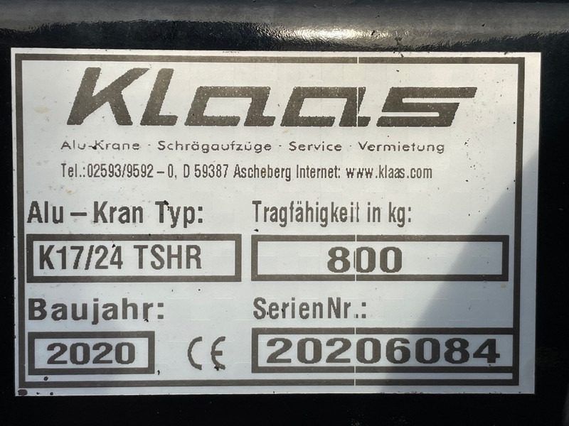 Klaas K 17-24 TSHR - All-Terrain Kran: das Bild 3 Klaas K 17-24 TSHR - All-Terrain Kran: das Bild 3