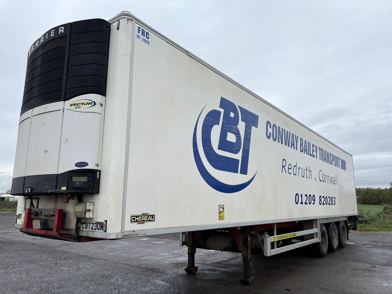 Chereau 2007 Vector 1800 – CBT230R - Kühlkoffer Auflieger: das Bild 1 Chereau 2007 Vector 1800 – CBT230R - Kühlkoffer Auflieger: das Bild 1