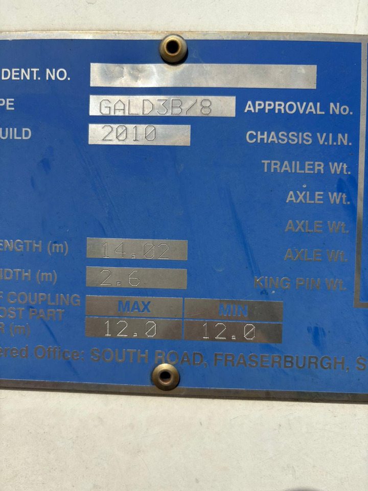 Gray and Adams 2010 Vector 1850 – D12 - Kühlkoffer Auflieger: das Bild 4 Gray and Adams 2010 Vector 1850 – D12 - Kühlkoffer Auflieger: das Bild 4